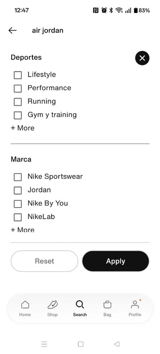 Nike screenshot 6