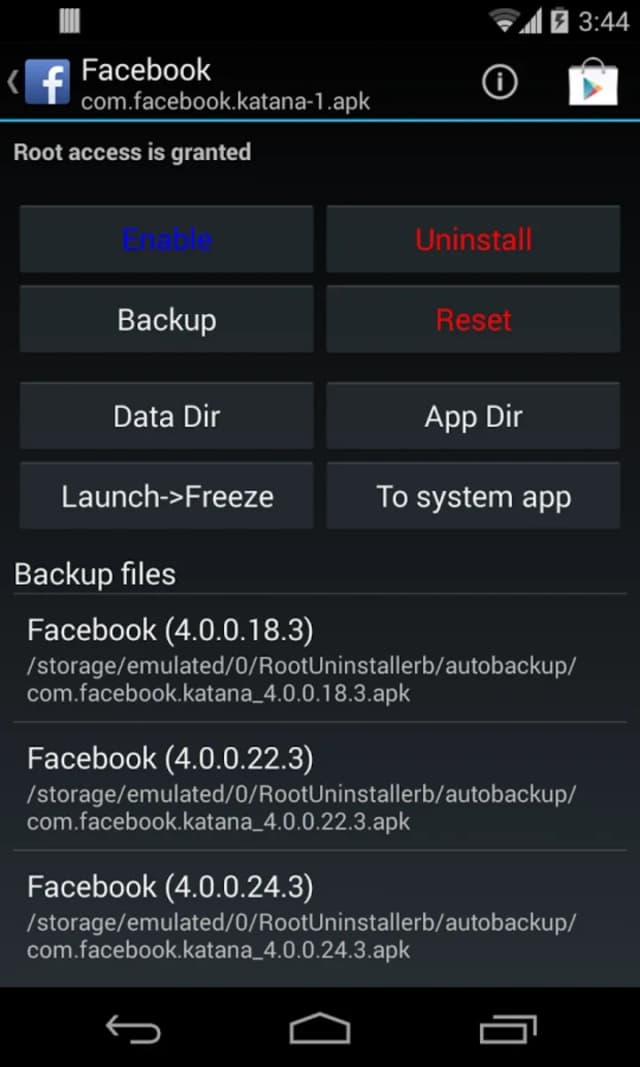 Root Uninstaller screenshot 5