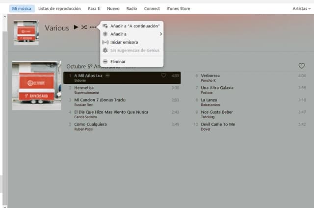 iTunes screenshot 2
