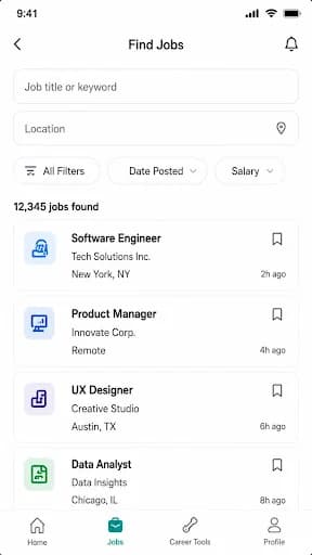 Career Builder Job App screenshot 1