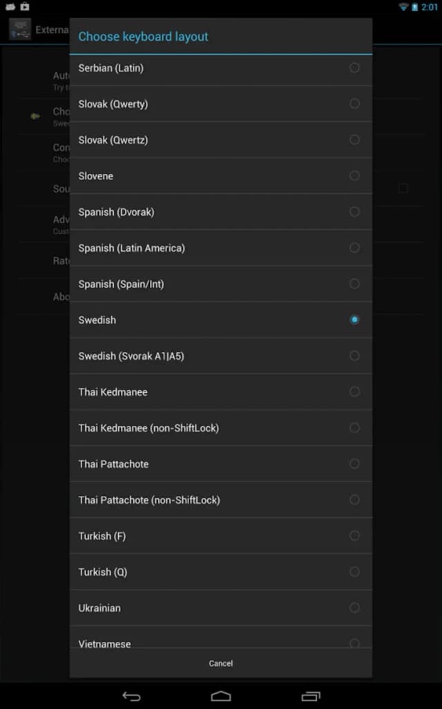External Keyboard Helper Demo screenshot 3