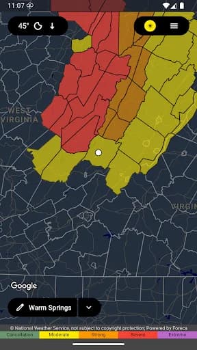 UnWX (Severe Weather Alerts) screenshot 2