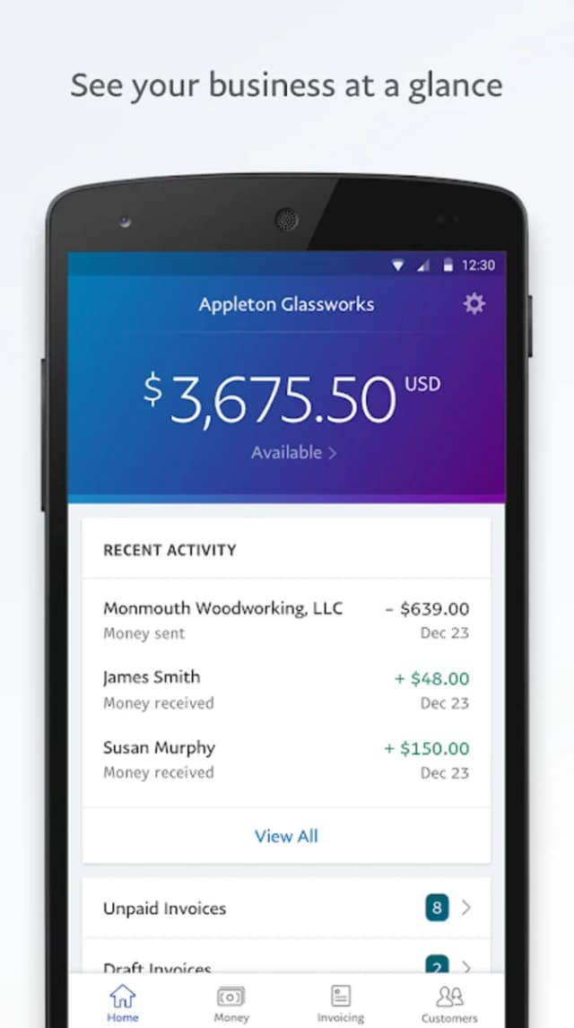 PayPal Business screenshot 1