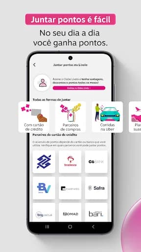 Livelo: juntar e trocar pontos screenshot 2