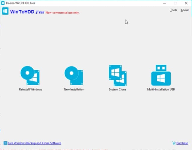 WinToHDD screenshot 1
