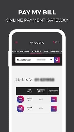 MyOgero screenshot 2