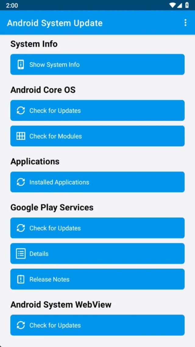 System Update for Android screenshot 1