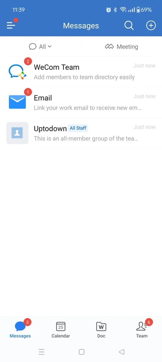 WeCom screenshot 1