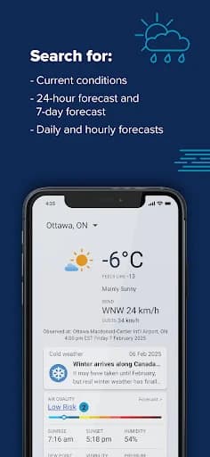 WeatherCAN screenshot 2