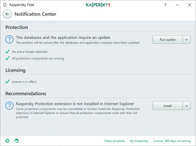 Kaspersky Free screenshot 2