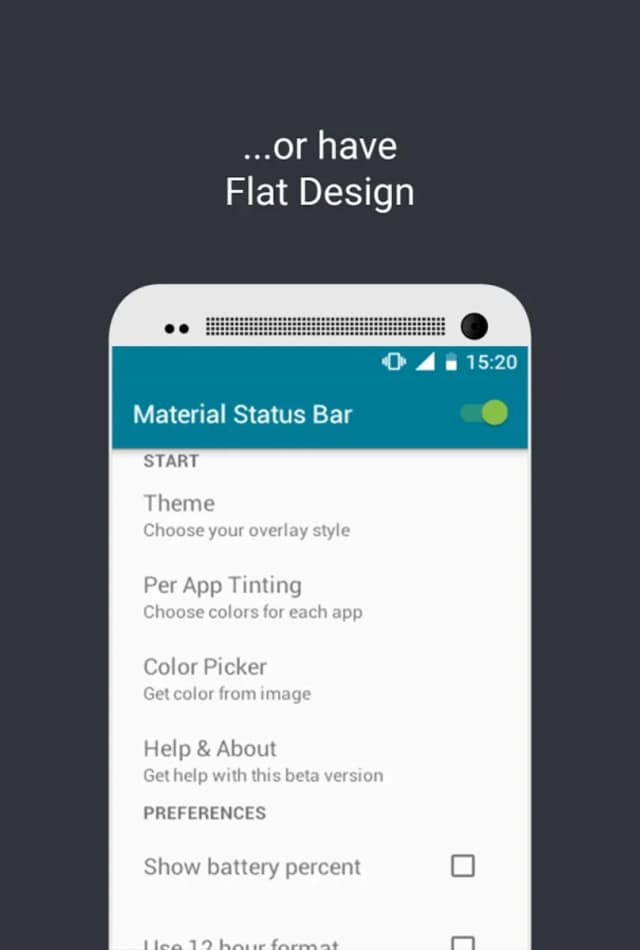 Material Status Bar screenshot 3