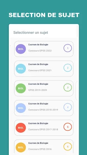 BIOLOGIE EN POCHE screenshot 2