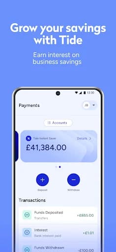 Tide Business Current Account screenshot 6