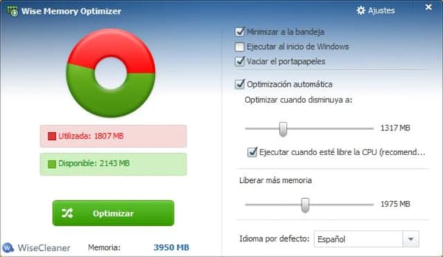 Wise Memory Optimizer screenshot 2