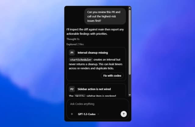 Codex screenshot 6