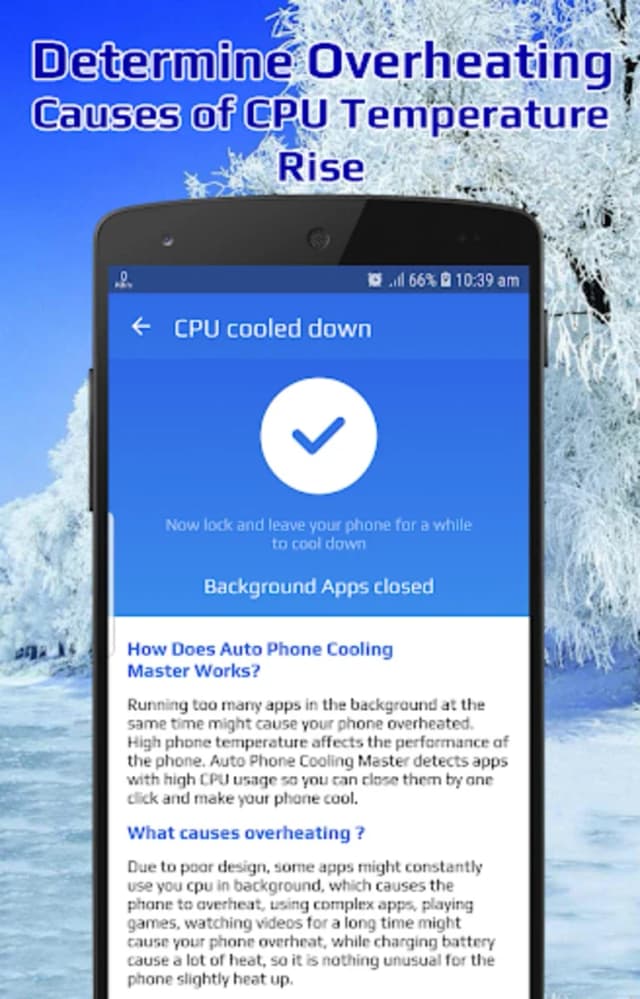 Auto Phone Cooling Master screenshot 1