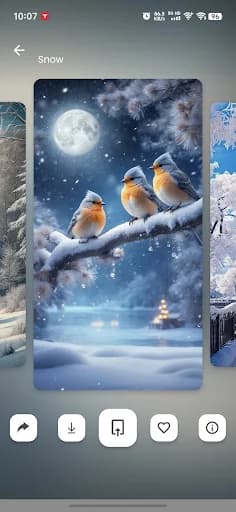 Snow Live Wallpaper  HD Winter screenshot 4