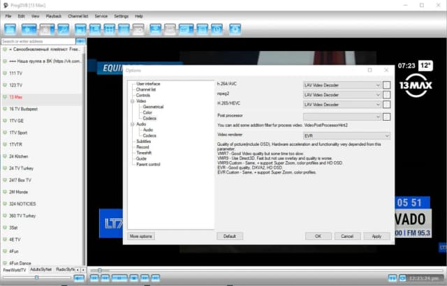 ProgDVB screenshot 2