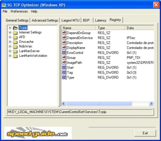 TCP Optimizer screenshot 4