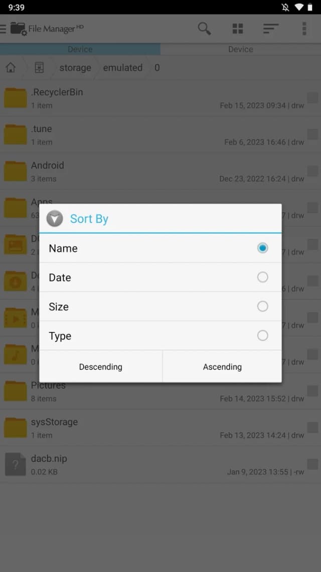 File Manager HD screenshot 5