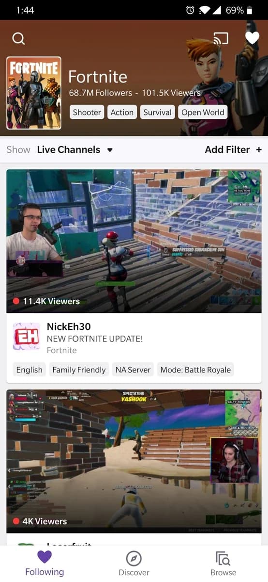Twitch screenshot 2