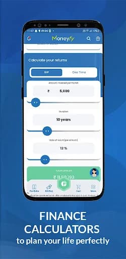 Moneyfy Mutual Fund, SIP, Loan screenshot 3