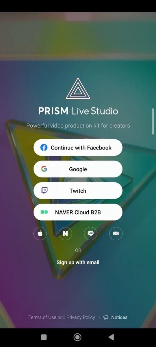 PRISM Live Studio screenshot 1