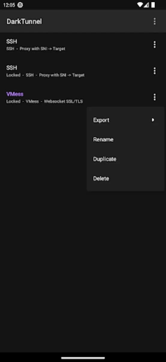 DarkTunnel - SSH DNSTT V2Ray screenshot 5
