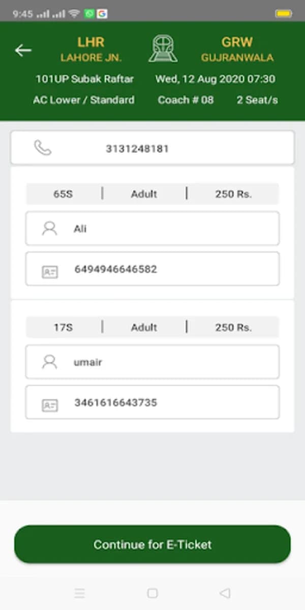 Pakistan Railways Official screenshot 5