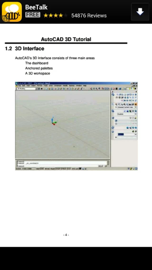 Autocad 2007 3D Tutorial screenshot 3