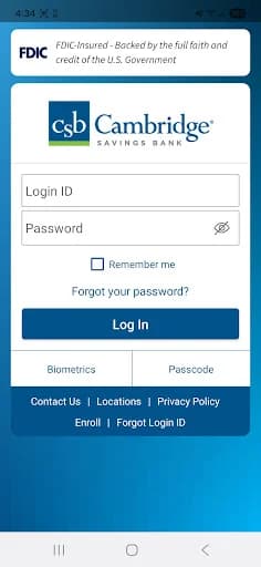 Cambridge Savings Bank (CSB) screenshot 1