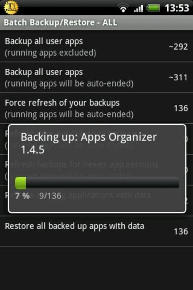 Titanium Backup Root screenshot 5