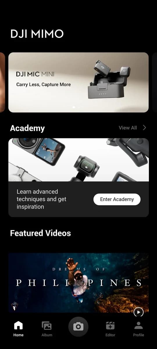 DJI Mimo screenshot 2