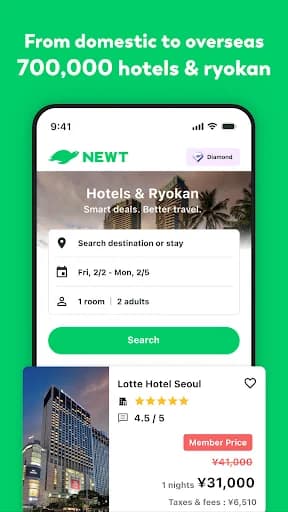 NEWT: Book Hotels & Ryokan screenshot 2