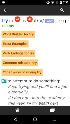 Cambridge English Dictionary screenshot 3