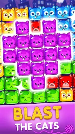 Pop Cat - Jogos de Gatos Bolha screenshot 2