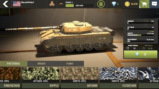 War Machines：Tanks Battle Game screenshot 4