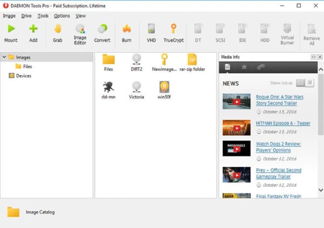 DAEMON Tools Pro screenshot 1