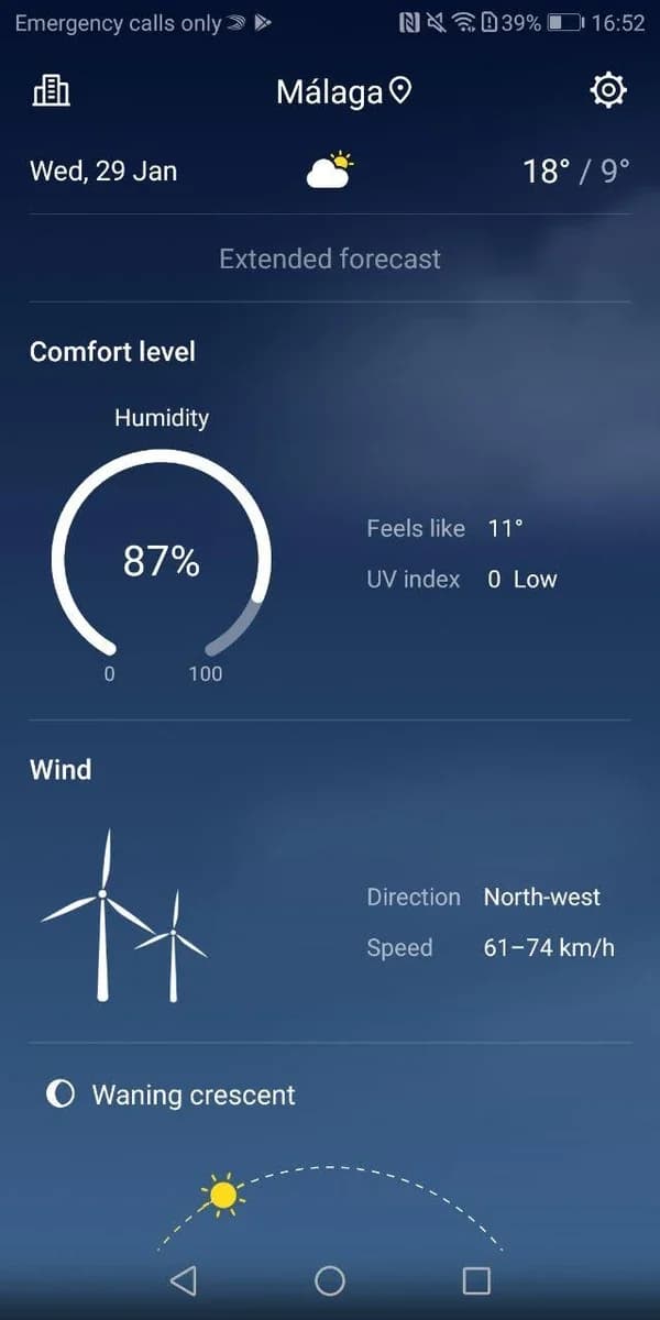 HUAWEI Weather screenshot 2