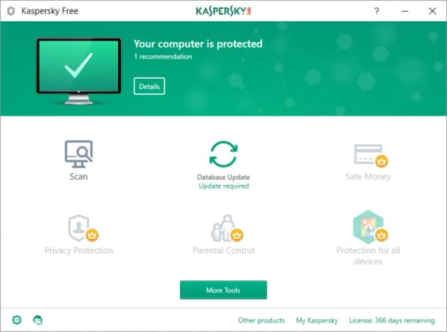 Kaspersky Free screenshot 1