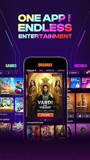 ZO Play: Bingo, Solitaire & TV screenshot 1