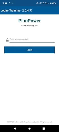PI mPower screenshot 2