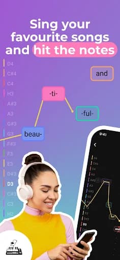 Hit the Notes with Vocaberry screenshot 1