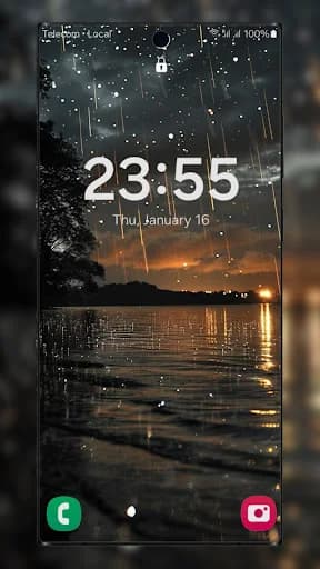 Realistic Rain Live Wallpaper screenshot 4