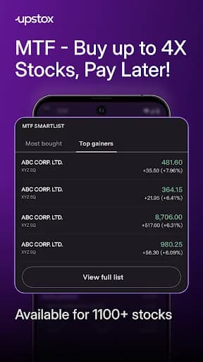 Upstox Stocks IPO Mutual Funds screenshot 4