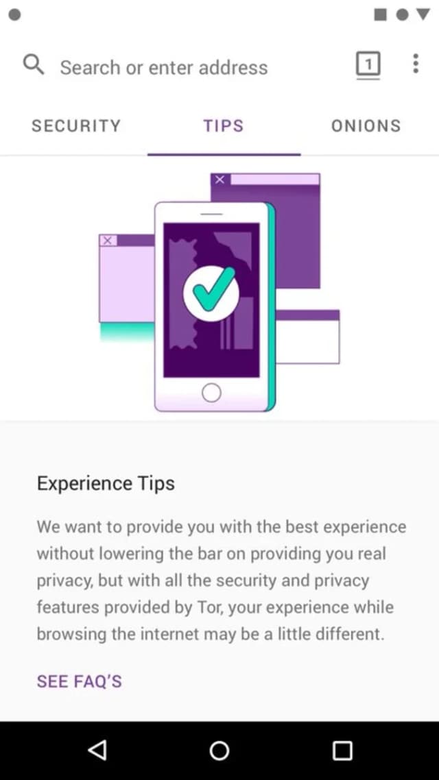 Tor Browser Alpha screenshot 5