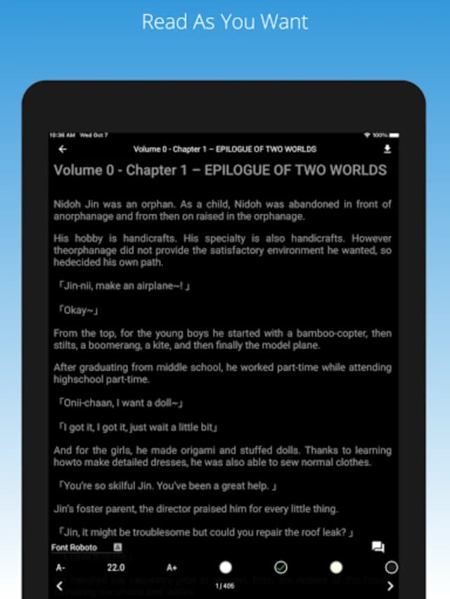 Light Novel - Story Reader screenshot 1