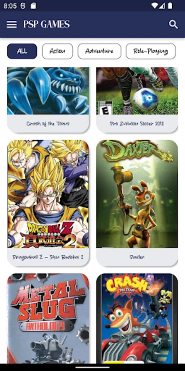 All Games PSP download screenshot 2