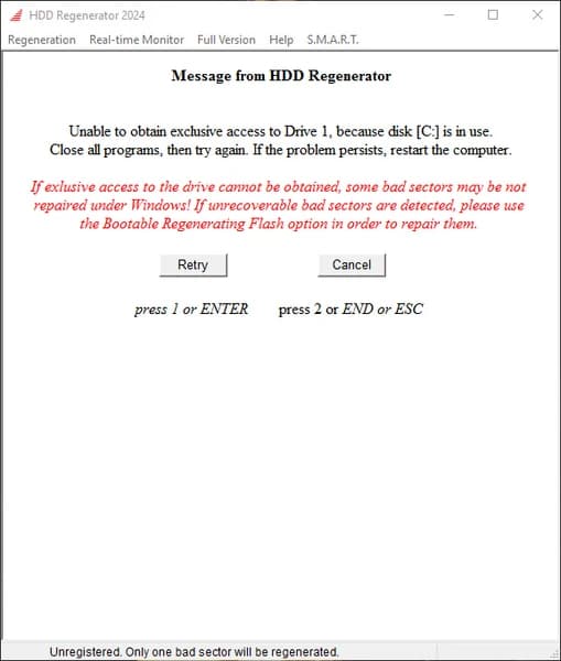 HDD Regenerator screenshot 4