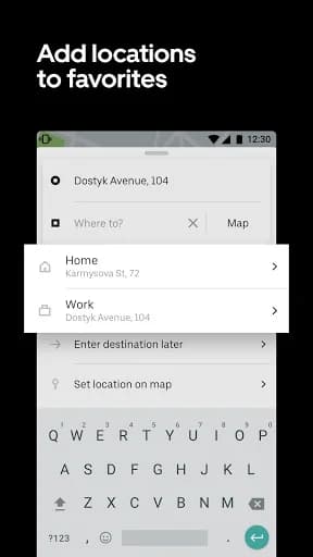 Uber KZ — order taxis screenshot 5